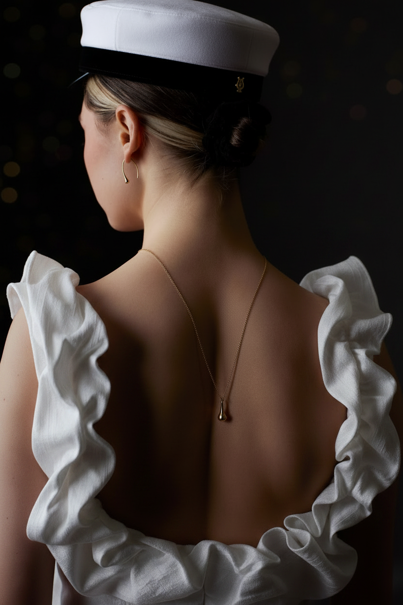 DROP HÄNGE 18K ROSÉGULD